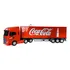 Miniatura Coleção Carreta 1/30 Caminhão Coca Cola Natal