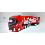 Brinquedo caminhão, cavalo de metal - capo abre - 7,5cm de comprimento;  4,5cm de altura, carroceria de plástico 20cm de comprimento , incompleto da Coca  Cola R$ 25,00 - Taffy Shop