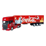 Miniatura Coleção Carreta 1 64 Caminhão Coca Cola Natal