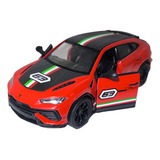 Miniatura Coleção Carrinho De Ferro Lamborghini Urus