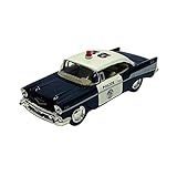 Miniatura Colecionável Chevrolet Bel Air 1957 Polícia 1 40 Kinsmart
