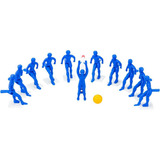 Miniatura Colecionável Futebol Club 1 Time Azul 13 Peças