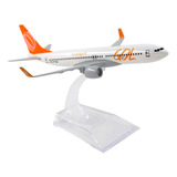 Miniatura Colecionável Metal Avião Comercial Boeing