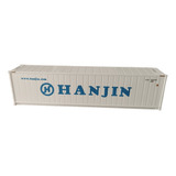 Miniatura Container Refrigerado Hanjin 40 Pés 1 87 Ho