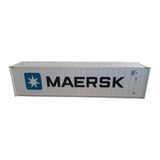 Miniatura Container Refrigerado Maersk 40 Pés 1 87 Ho
