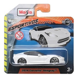Miniatura Corvette Stingray 2014 Branco 2215079 Maisto