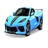 Miniatura Corvette Stingray Coupe 2020 Chevrolet 1 18