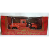 Miniatura Da Pick up Ford F 100   1956   1 18   Hot Rod