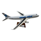 Miniatura De Avião B 747 Pan An 40 Cm