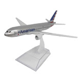 Miniatura De Avião Boeing 777 American Airlines Em Metal