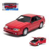 Miniatura De Carro Ford Mustang Svt Cobra 1993 1 24 Maisto Cor Vermelho