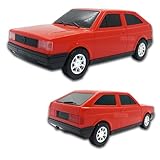 Miniatura De Carro Gol Quadrado Cl 1994, 20 Cm, Miniaturas De Carros Antigos, Diverplas (vermelho)