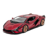 Miniatura De Carro Lamborghini Sian Fkp 37 1 24 Bburago