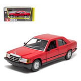 Miniatura De Carro Mercedes benz 190e 2 6 1986 1 24 Bburago