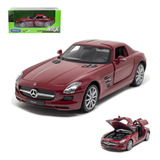 Miniatura De Carro Mercedes Benz Sls Amg 1 24 Welly