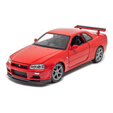 Miniatura De Carro Nissan Skyline Gt