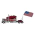 Miniatura De Cavalo Mecânico Peterbilt   Flag`` Frete Grátis