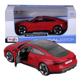 Miniatura De Ferro Audi Rs E tron Gt 2022 18cm 1 25 Maisto