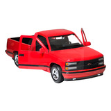 Miniatura De Ferro Chevrolet 454 Ss 1993 1 24 18cm Maisto