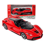 Miniatura De Ferro Ferrari Laferrari Aperta 11cm 1/43 Burago