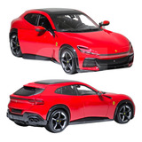Miniatura De Ferro Ferrari Purosangue 18cm 1 24 Bburago