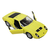 Miniatura De Ferro Lamborghini Miura P 400 S 1 24 Motor Max
