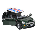 Miniatura De Ferro Mini Cooper S 1 28 12cm Kinsmart