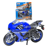 Miniatura De Ferro Moto Yamaha R1 2021 1 18 Maisto