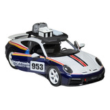 Miniatura De Ferro Porsche 911 992 Rally Dakar Bburago 1 24