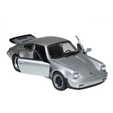 Miniatura De Ferro Porsche 911 Turbo Escala 1 36 12cm Welly