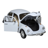 Miniatura De Ferro Volkswagen Fusca 1 24 16cm Welly