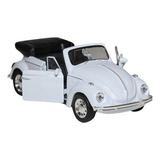 Miniatura De Ferro Volkswagen Fusca Conversível 1 36 12cm