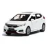 Miniatura De Metal 1:32 Honda New Fit Com Led E Luz Cor Branco