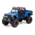 Miniatura De Metal 1:32 Jeep Wrangler Rubicon Com Led / Luz Cor Azul