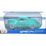 Miniatura De Metal Ford Deluxe 1939 Escala 1 18 Maisto