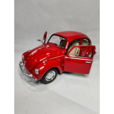 Miniatura De Metal Volkswagen Fusca Escala 1 24 Welly