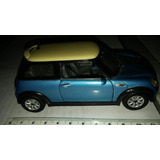 Miniatura De Mini Cooper S Escala 1 28 Azul