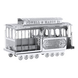 Miniatura De Montar Trem Bondinho Metal Earth Powell Mason