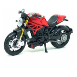 Miniatura De Moto Ducati Monster 1200s 1 18 Maisto