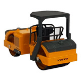 Miniatura De Rolo Compressor Volvo Dd90hf Amarelo 1 87