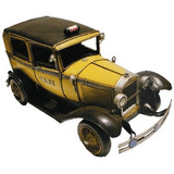 Miniatura De Taxi Ford A Yellow 1931