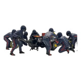 Miniatura Diorama F1 Pit Stop Figuras