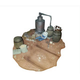 Miniatura Diorama Porkchops Alambique Still Life Gmp 1 18