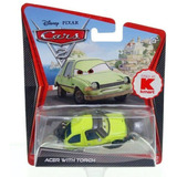 Miniatura Disney Cars Acer With Torch Carros Mattel Raro