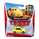 Miniatura Disney Cars Franca Mattel Carros Lacrado Fiat 500