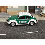 Miniatura Do Vw Käfer Polizei Da Schuco Escala 1 87