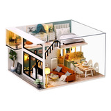 Miniatura Dollhouse Kit Realista Mini 3d