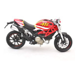 Miniatura Ducati Monster 796 Valentino Rossi Doctor 1 12 17c