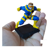 Miniatura Eaglemoss Custom Marvel Ciclope Clássico - Xmen