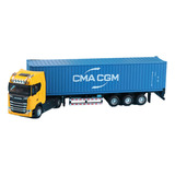 Miniatura Em Metal 1 50 Caminhão Scania S 730 C Led
